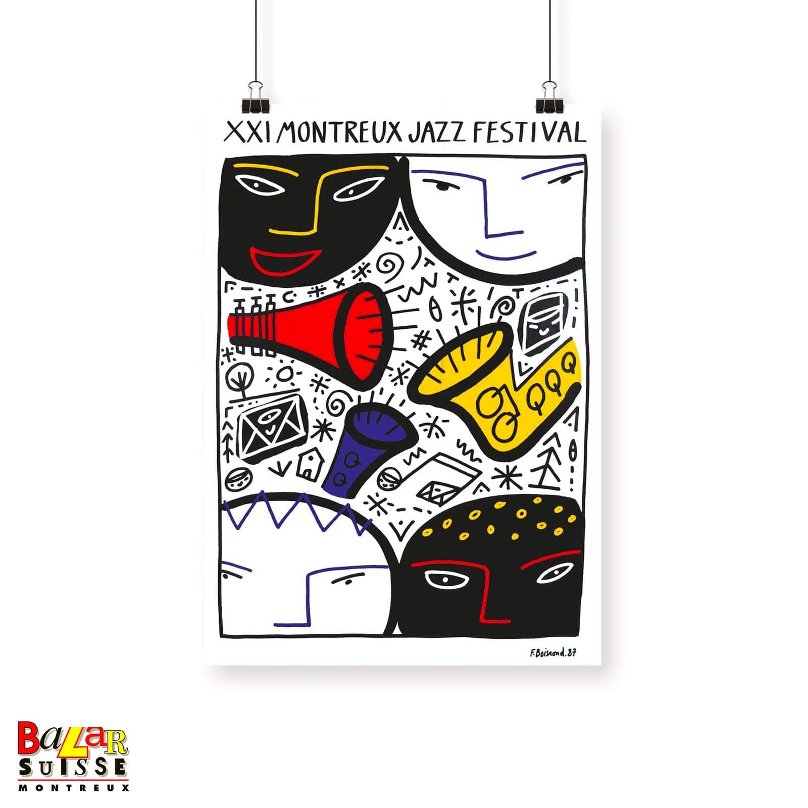Poster du Montreux Jazz Festival 1987
