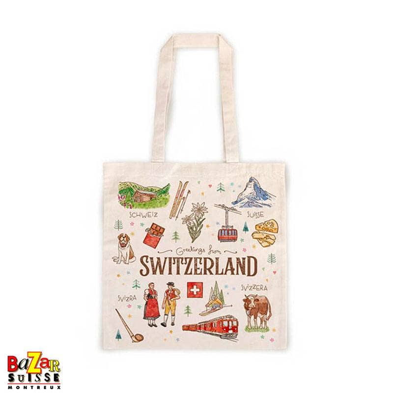 Tote bag – motifs suisses