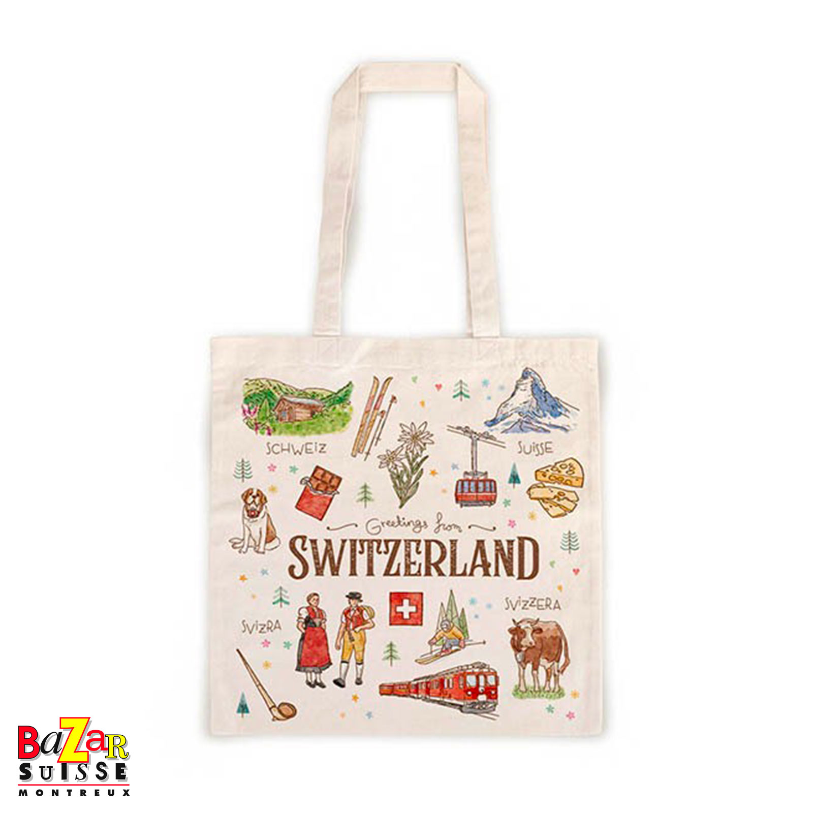 Tote bag - illustrations suisses