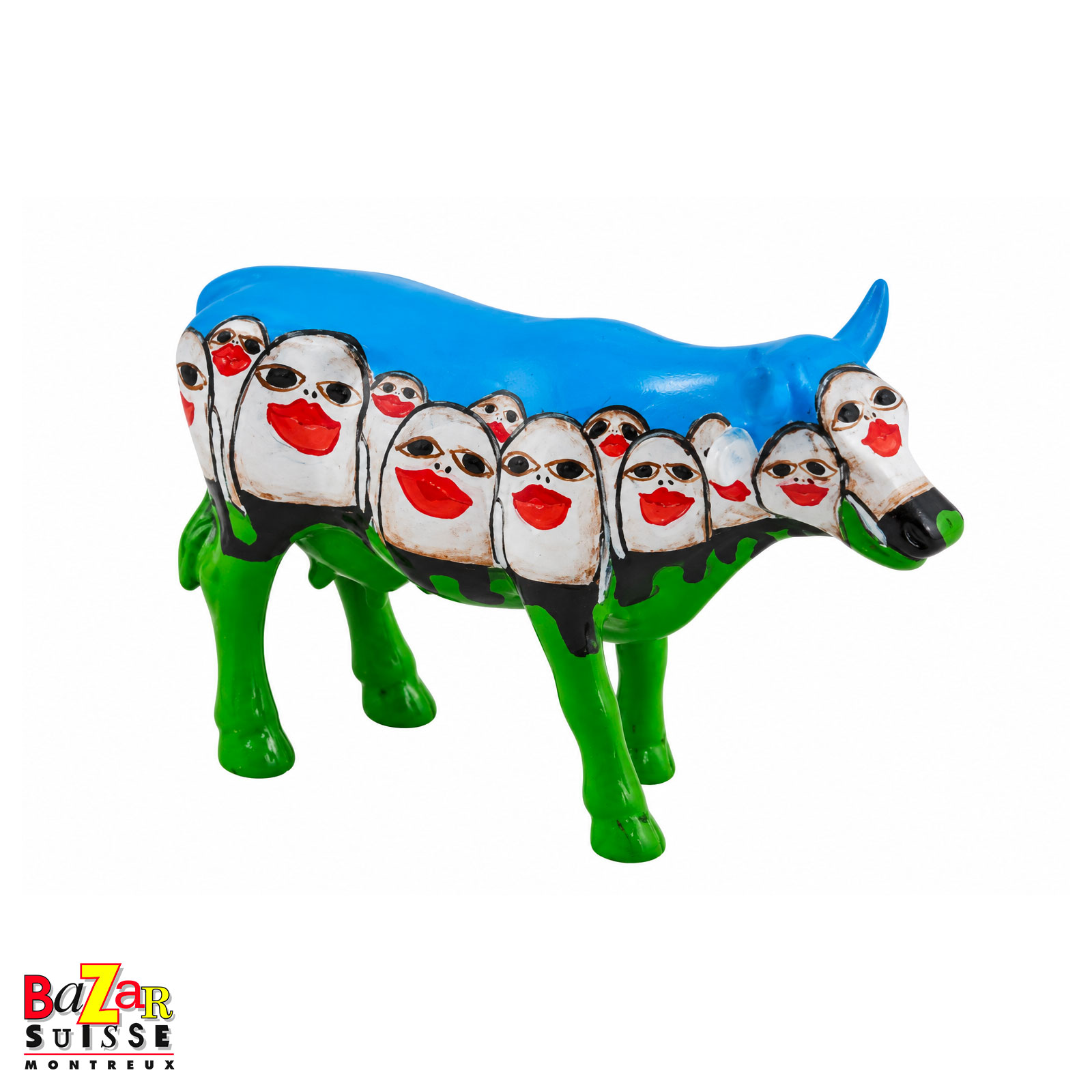 Cow it sees cow figurine - CowParade - 7 x 2 x 4 cm