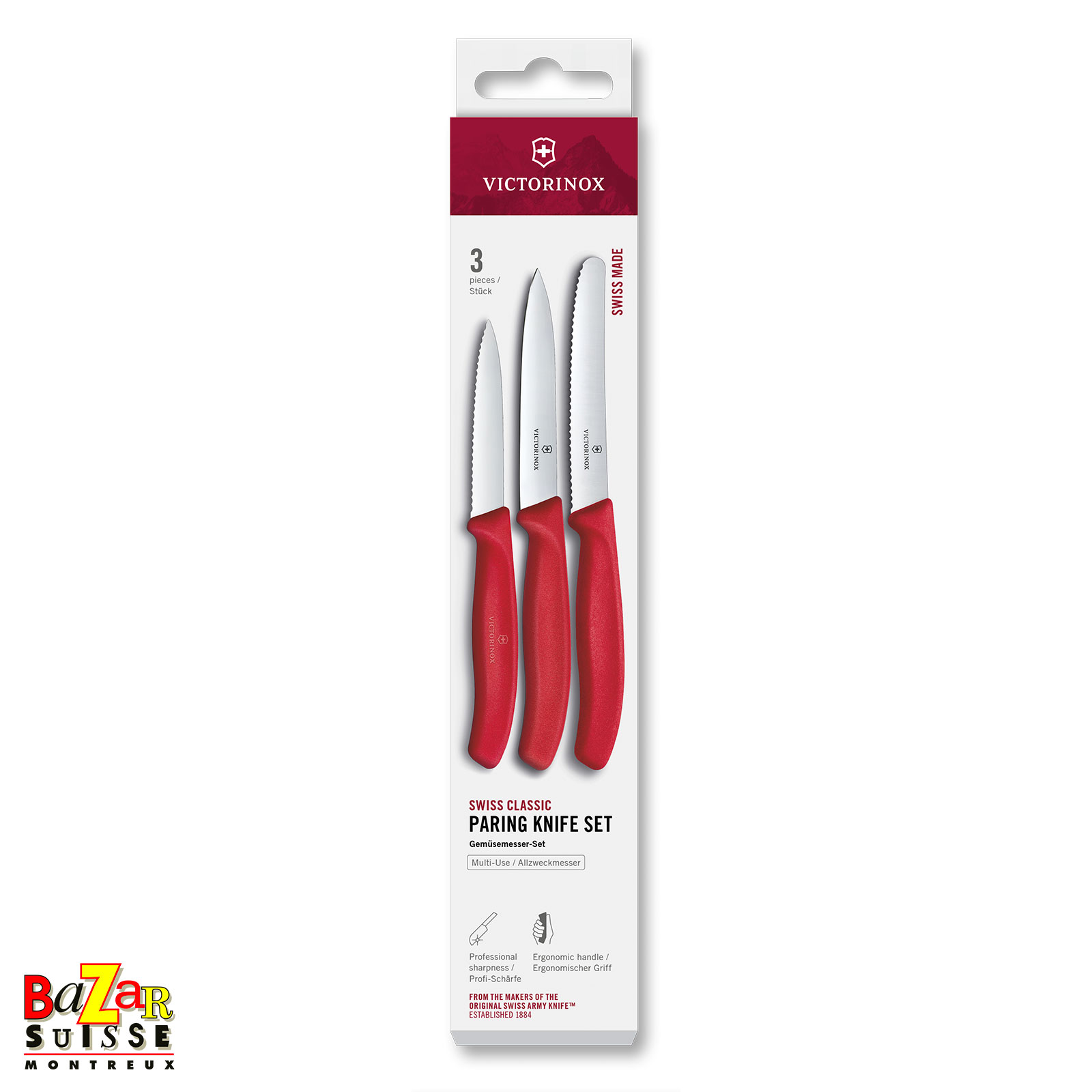 Victorinox Swiss Classic - 3 paring knives