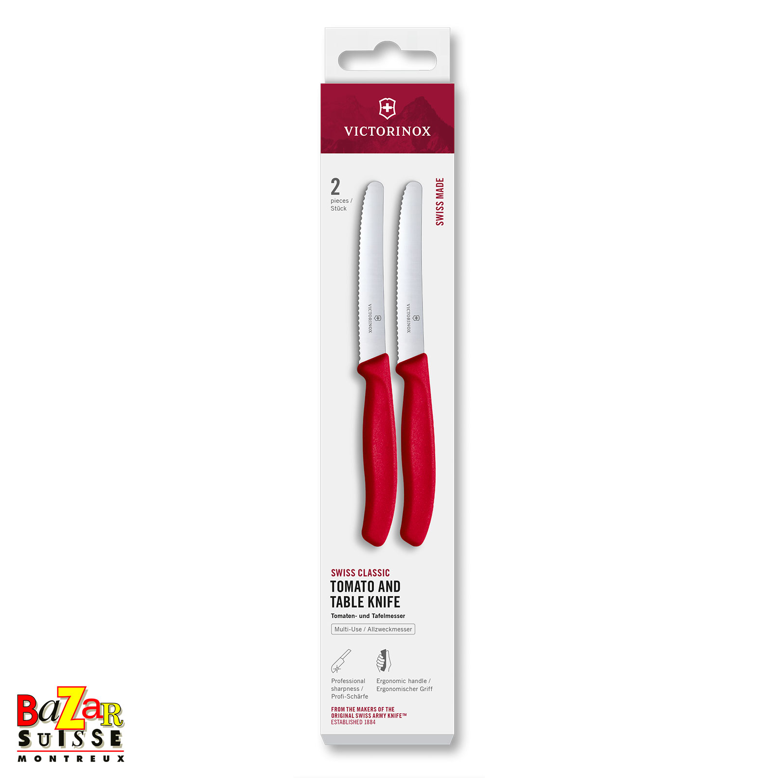 Victorinox Swiss Classic - 2 tomato and table knives