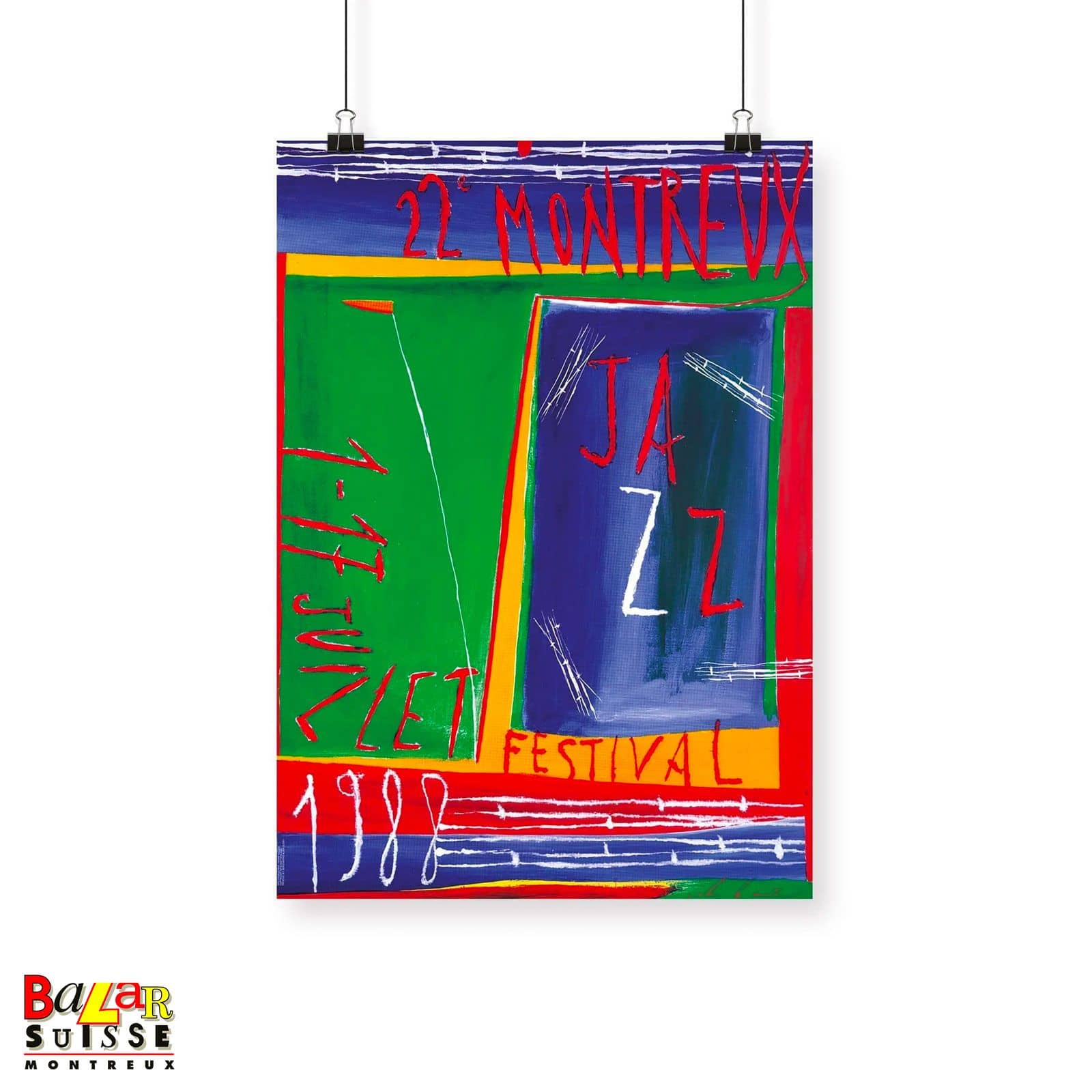 Poster du Montreux Jazz Festival 1988