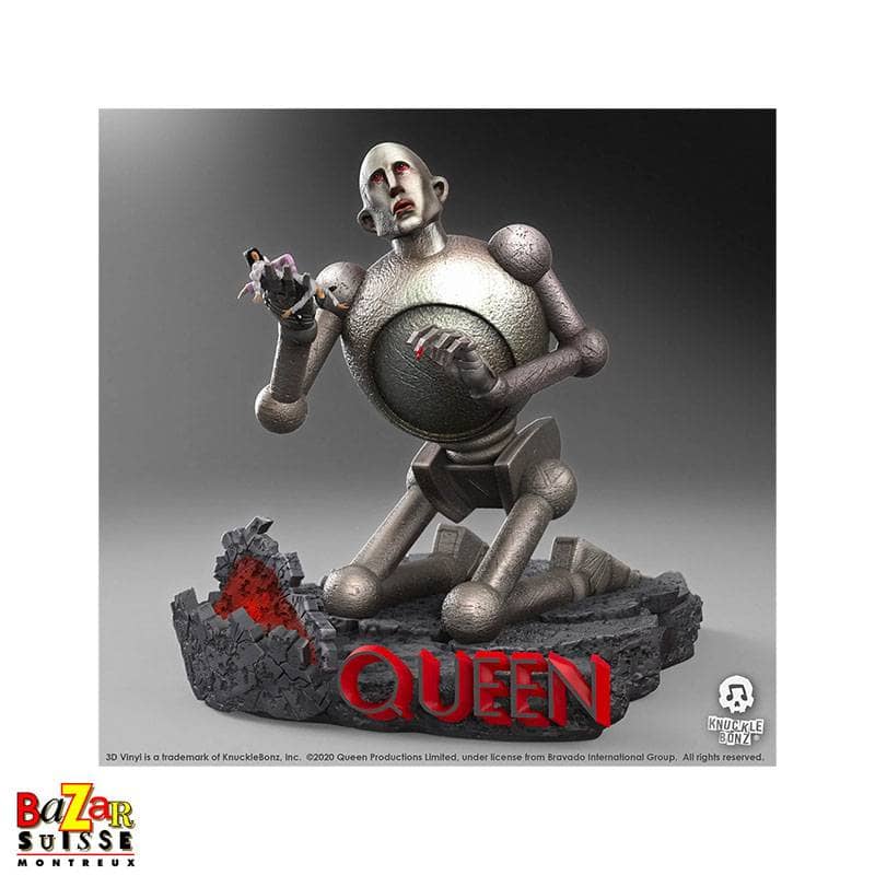 Robot dei Queen News of the World - statuetta Rock Iconz di Knucklebonz
