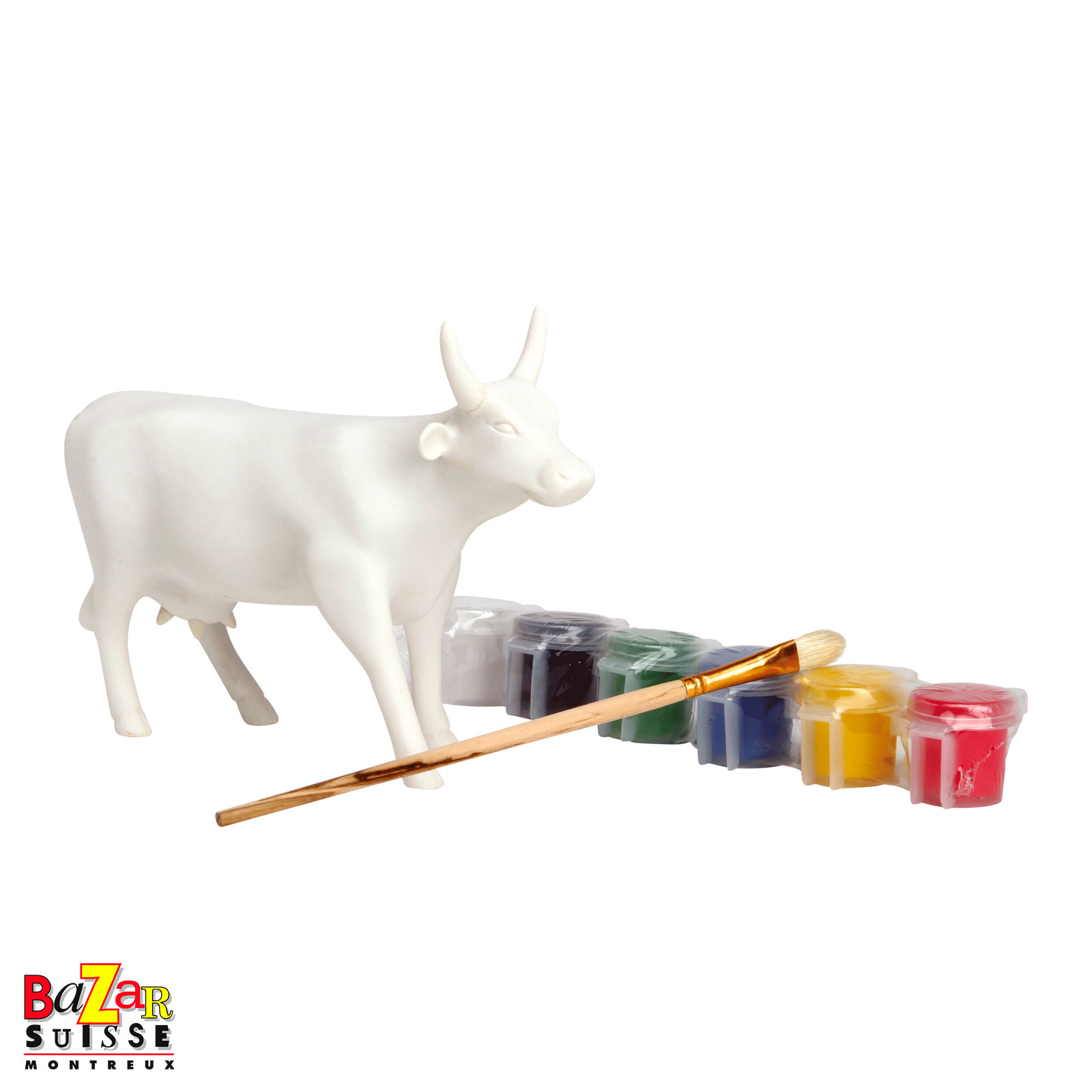 Mucca da dipingere - CowParade - 16 x 5 x 11 cm