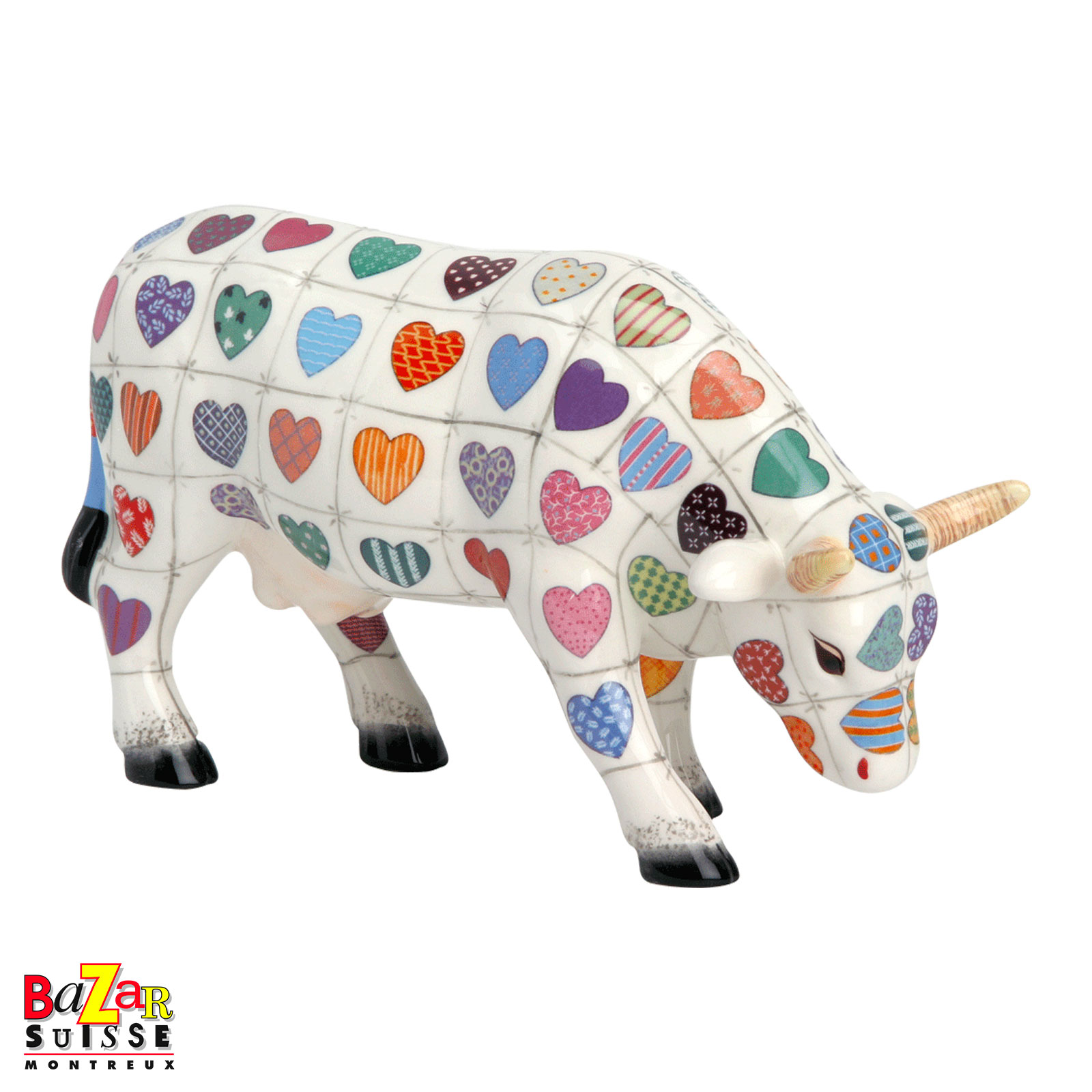Vache Cali - CowParade - 16 x 5 x 11 cm