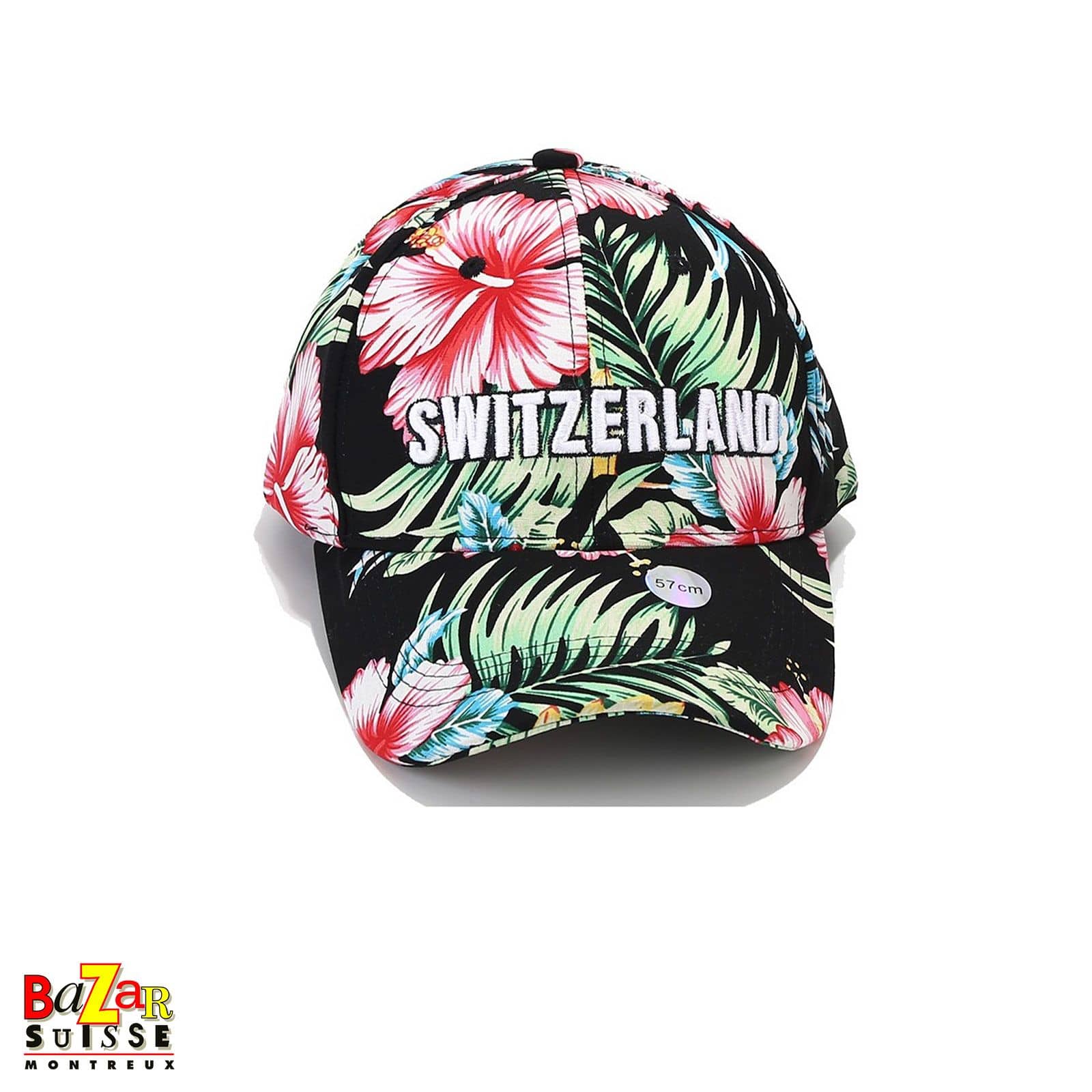 Switzerland floral cap