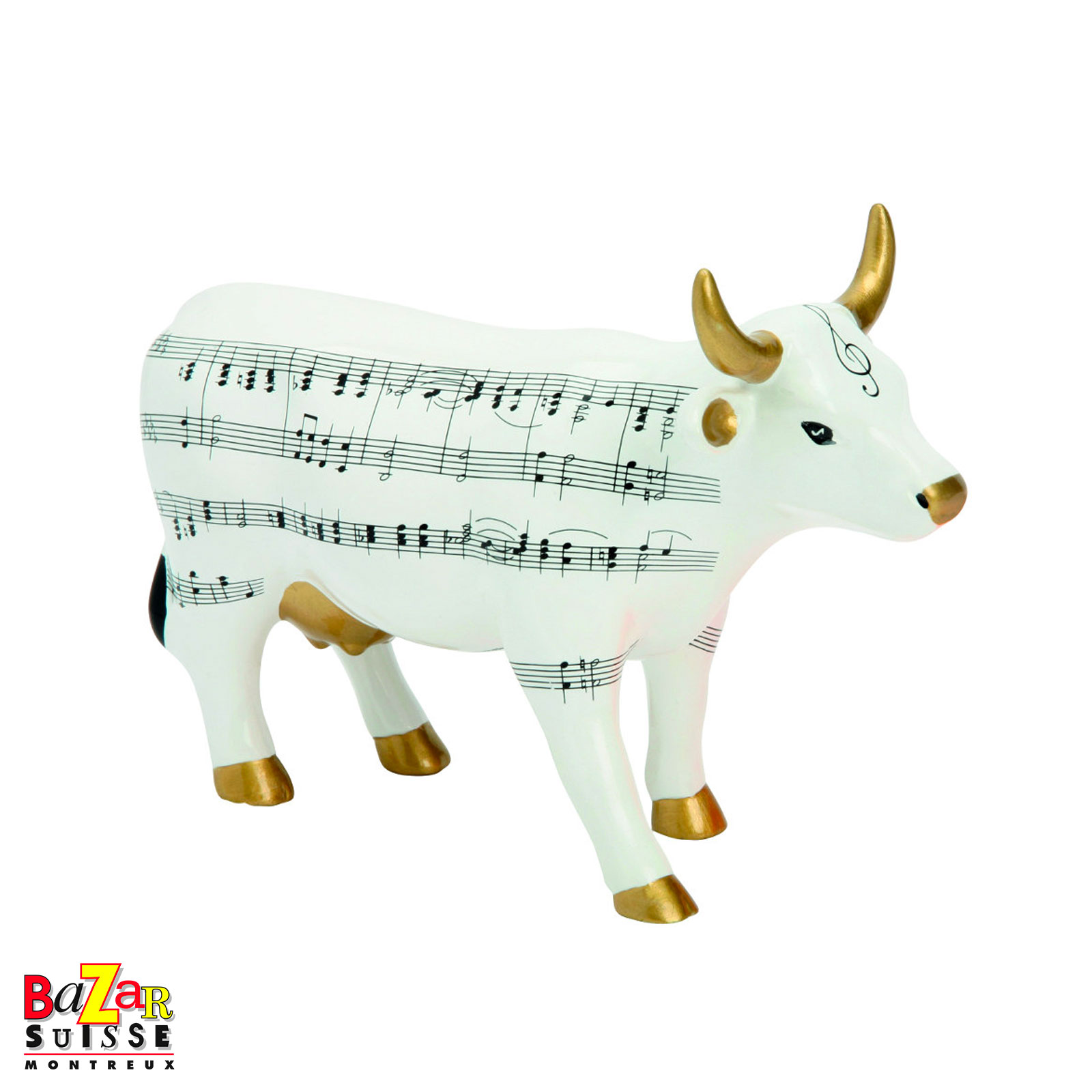 Muu-sic cow figurine - CowParade - 16 x 5 x 11 cm