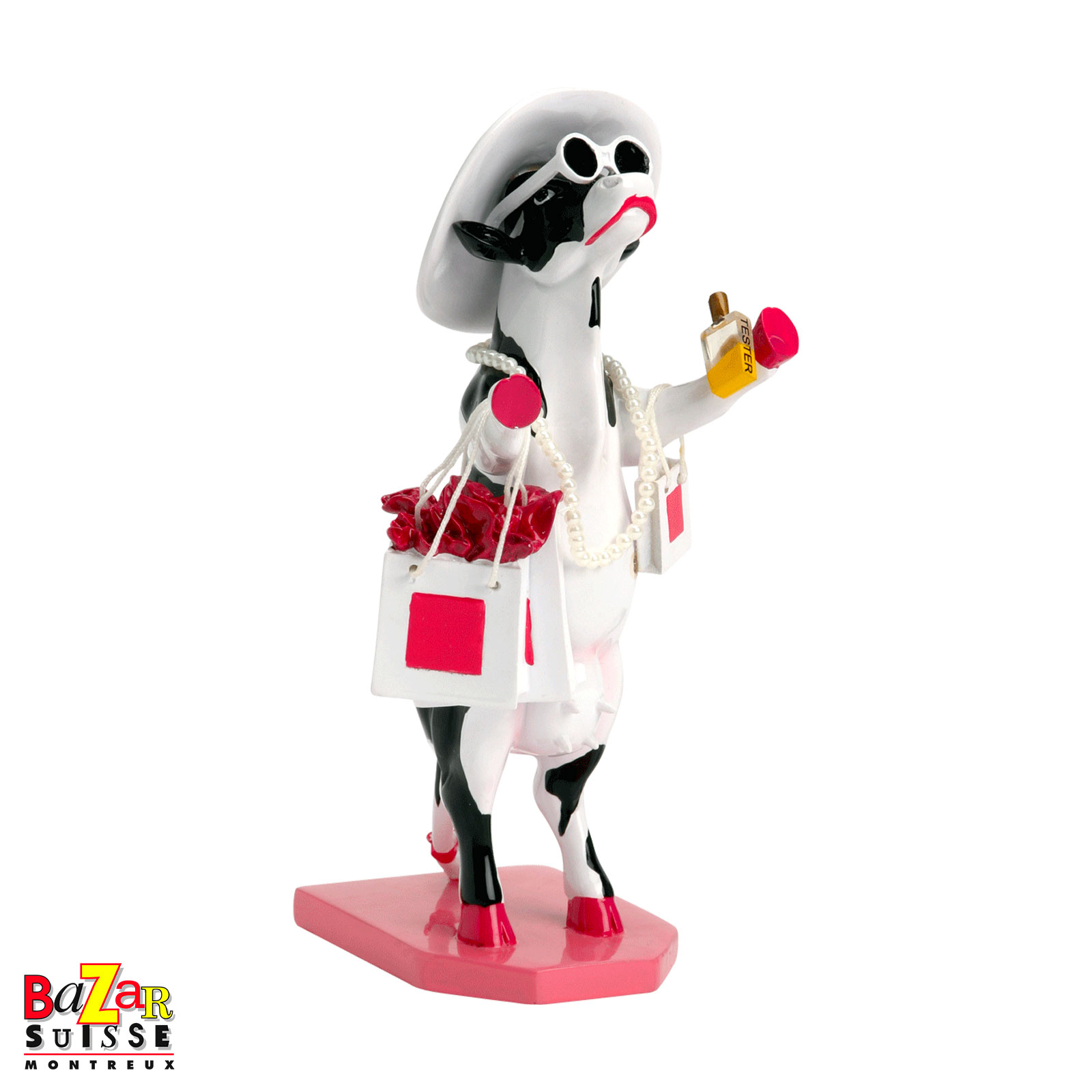Mucca Alphadite - CowParade - 16 x 5 x 11 cm