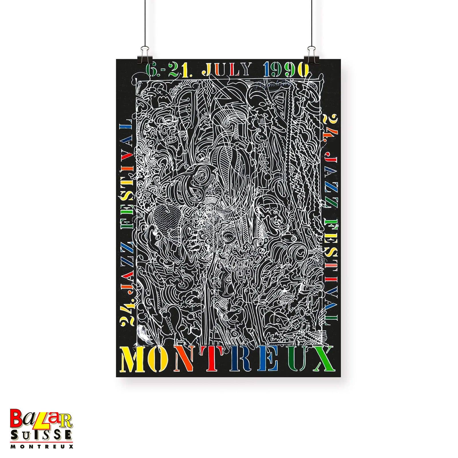 Poster du Montreux Jazz Festival 1990