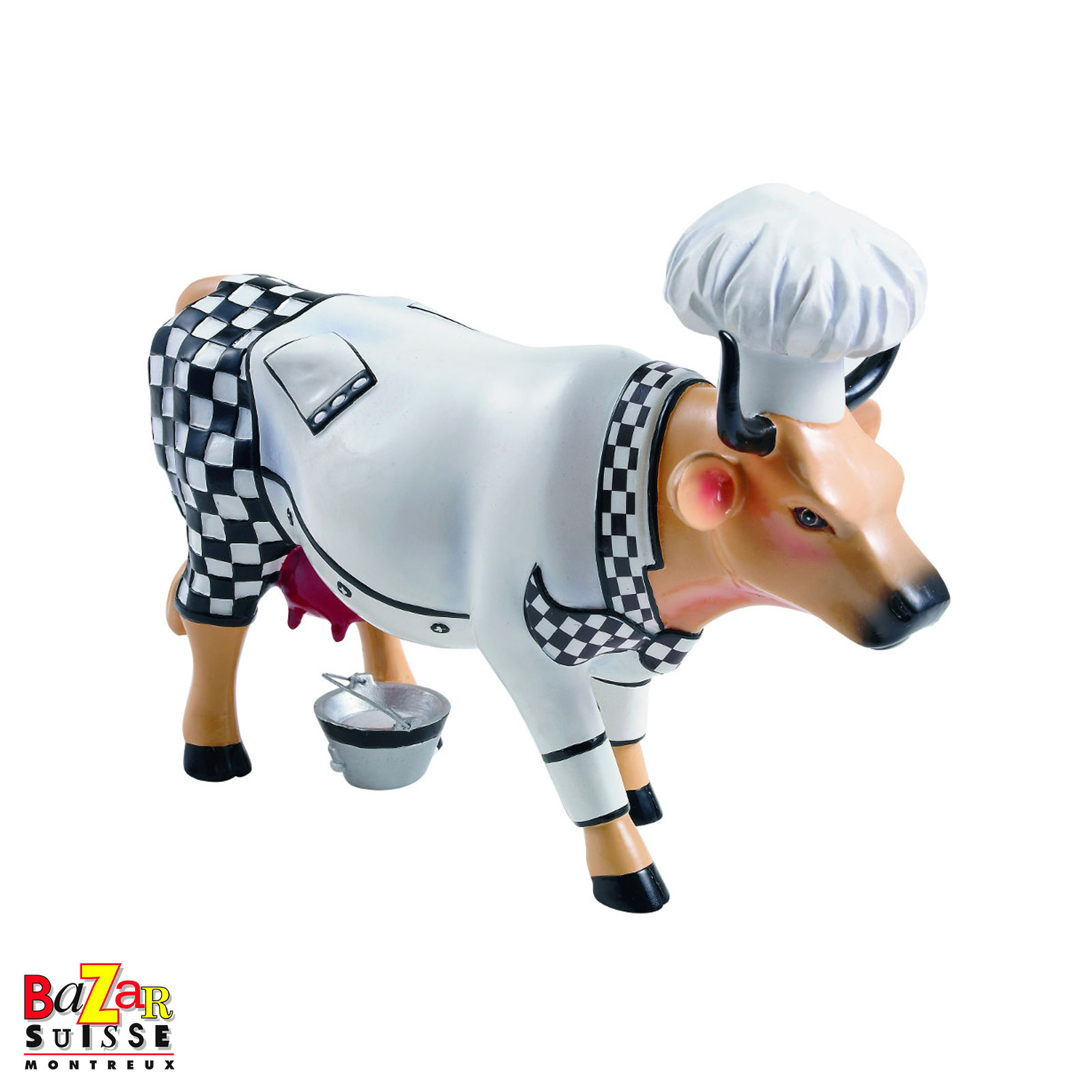 Mucca Chef Cow - CowParade - 16 x 5 x 11 cm