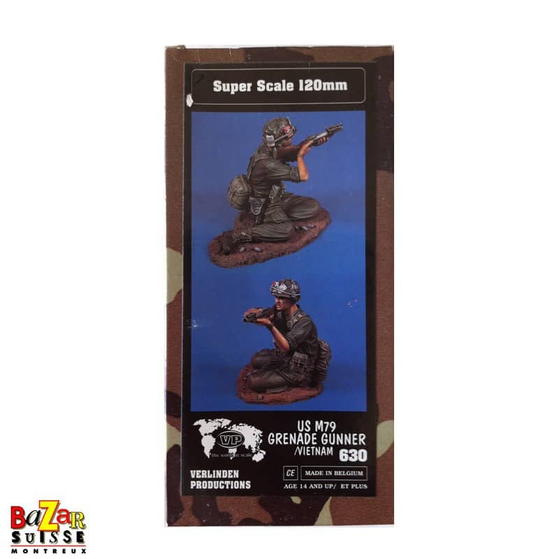 U.S. M79 Grenade Gunner/Vietnam – figurine Verlinden