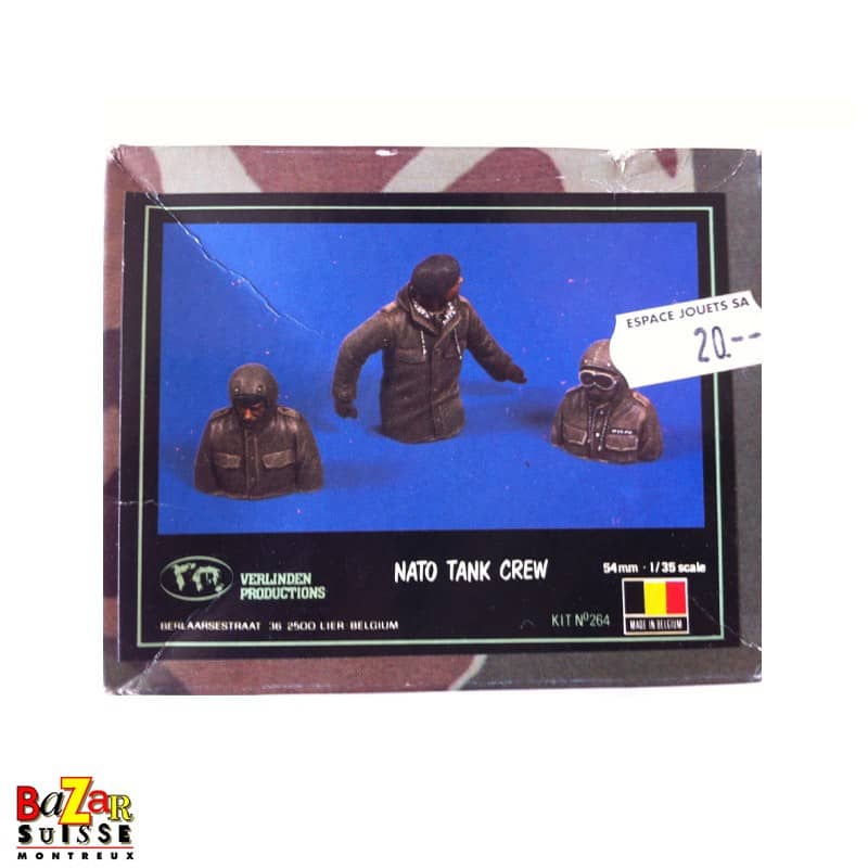 Équipage de char de l’OTAN – figurine Verlinden