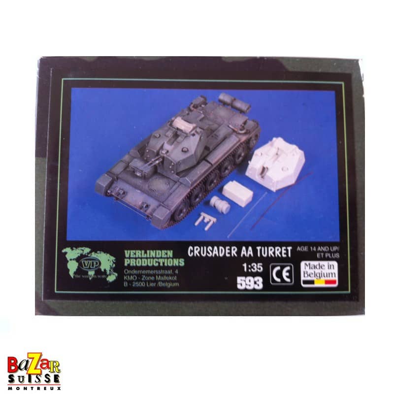 Tourelle de Crusader AA – modèle Verlinden