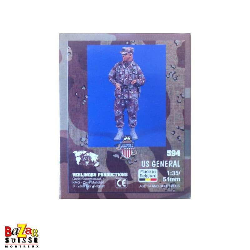 Général américain – figurine Verlinden