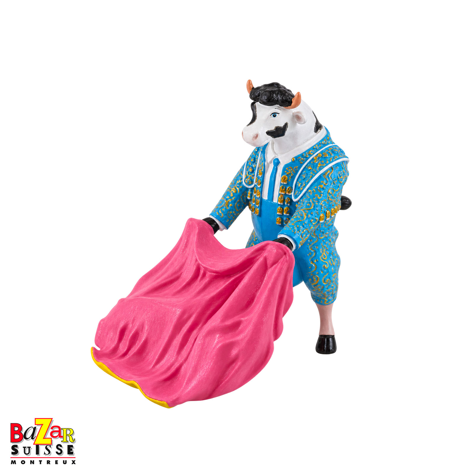 Veronica cow figurine - CowParade - 7 x 2 x 4 cm