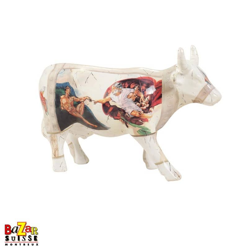 Moo-chelangelo's Sistine Chapel – CowParade cow