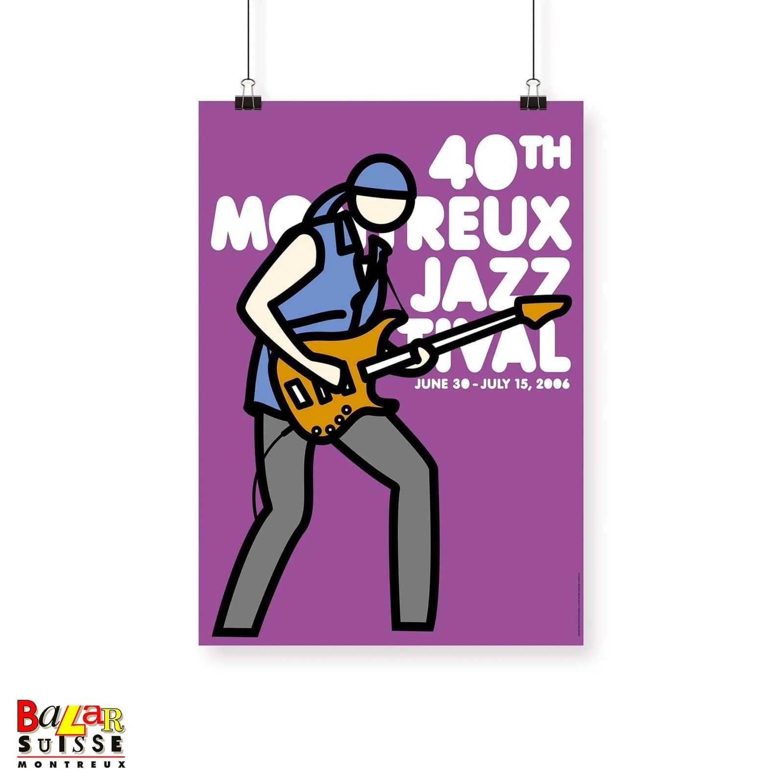 Poster Montreux Jazz Festival 2006 - violet