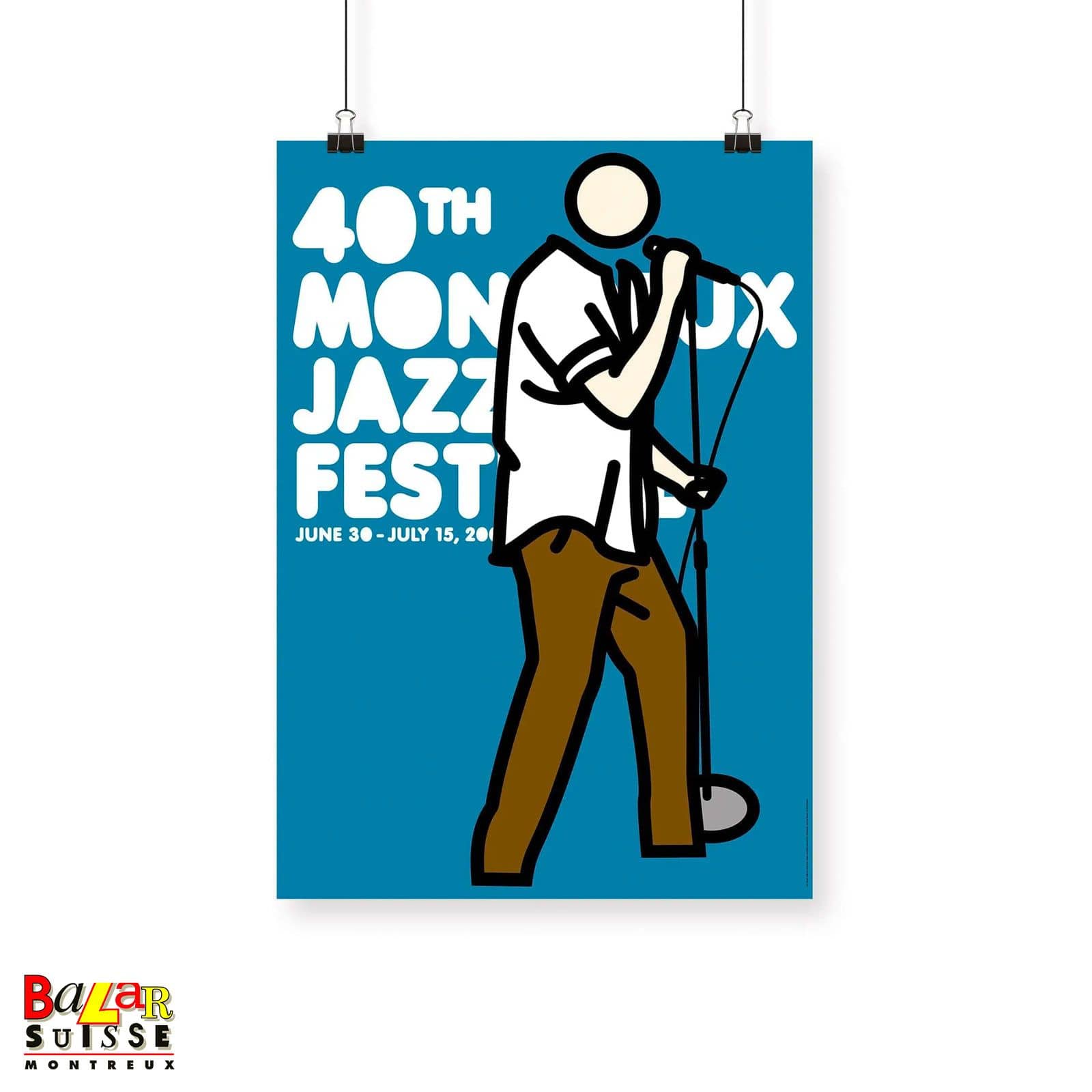 Poster Montreux Jazz Festival 2006 - bleu