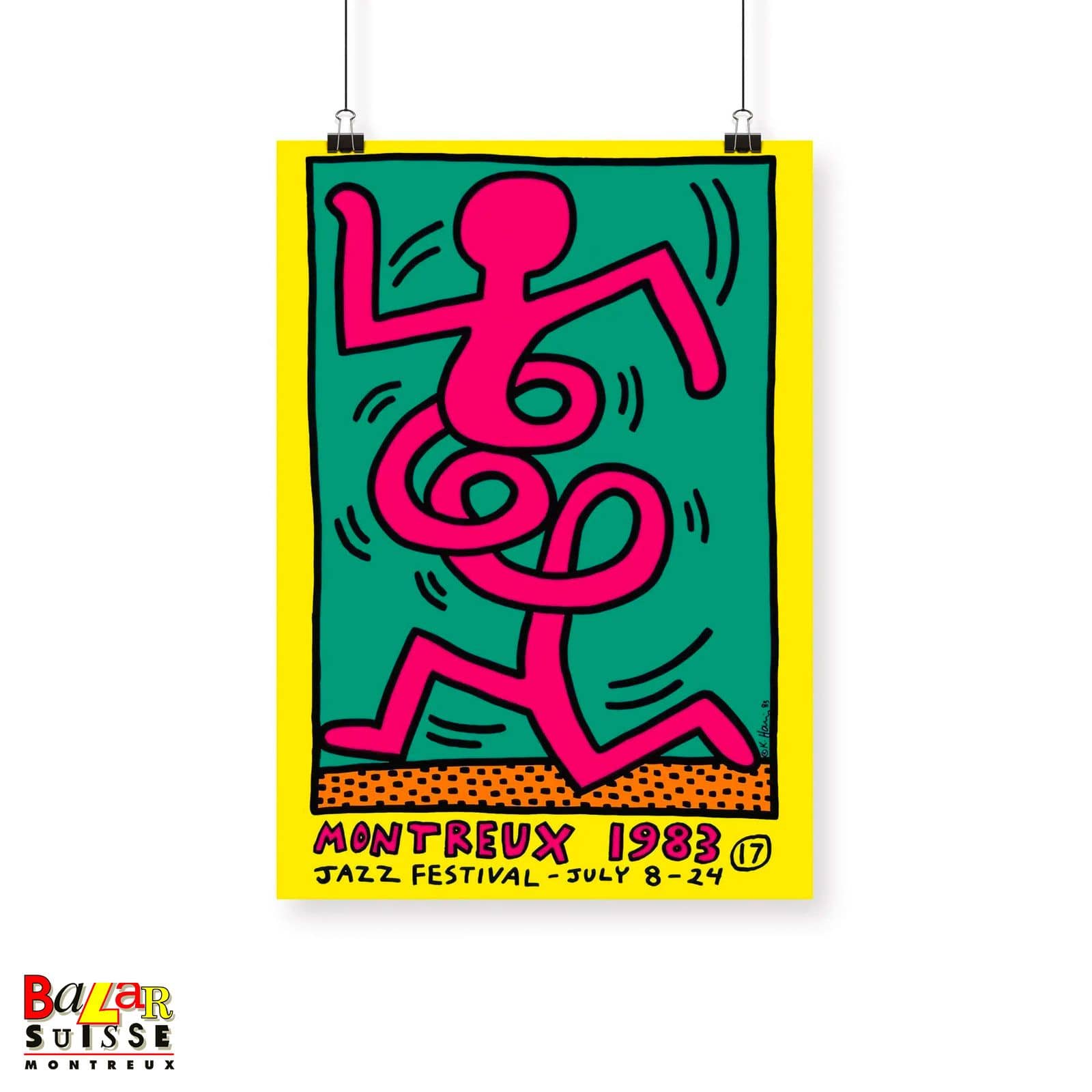 Poster Montreux Jazz Festival 1983 - jaune