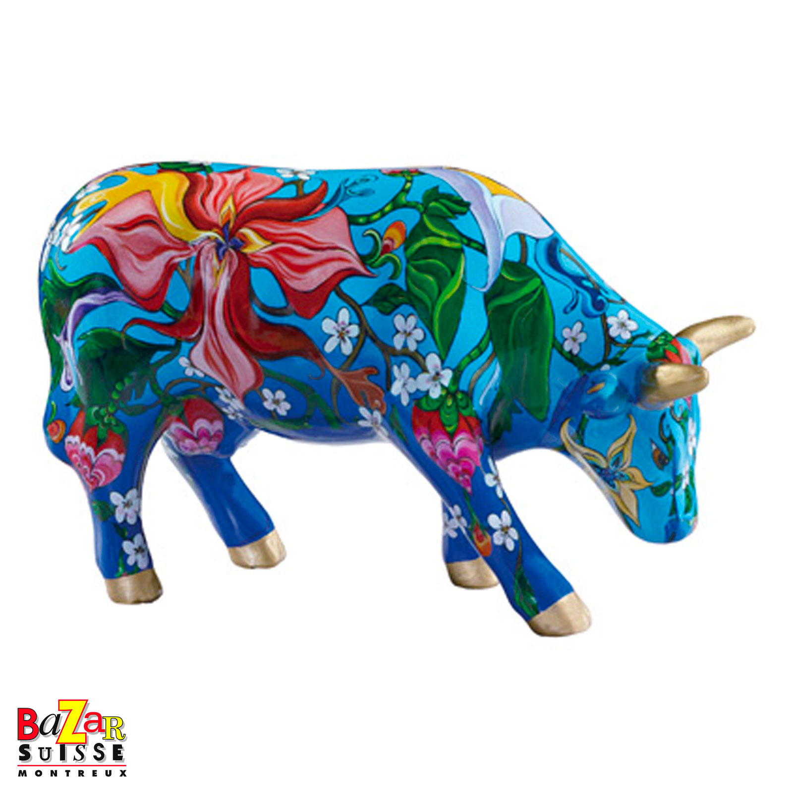 Vache Birtha - CowParade - 16 x 5 x 11 cm