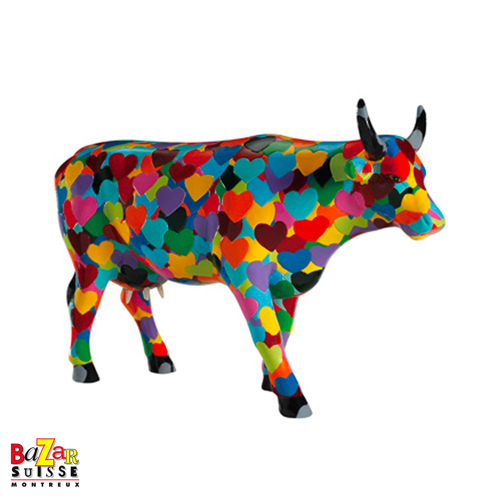 Heartstanding Cow cow figurine - CowParade - 30 x 9 x 20 cm