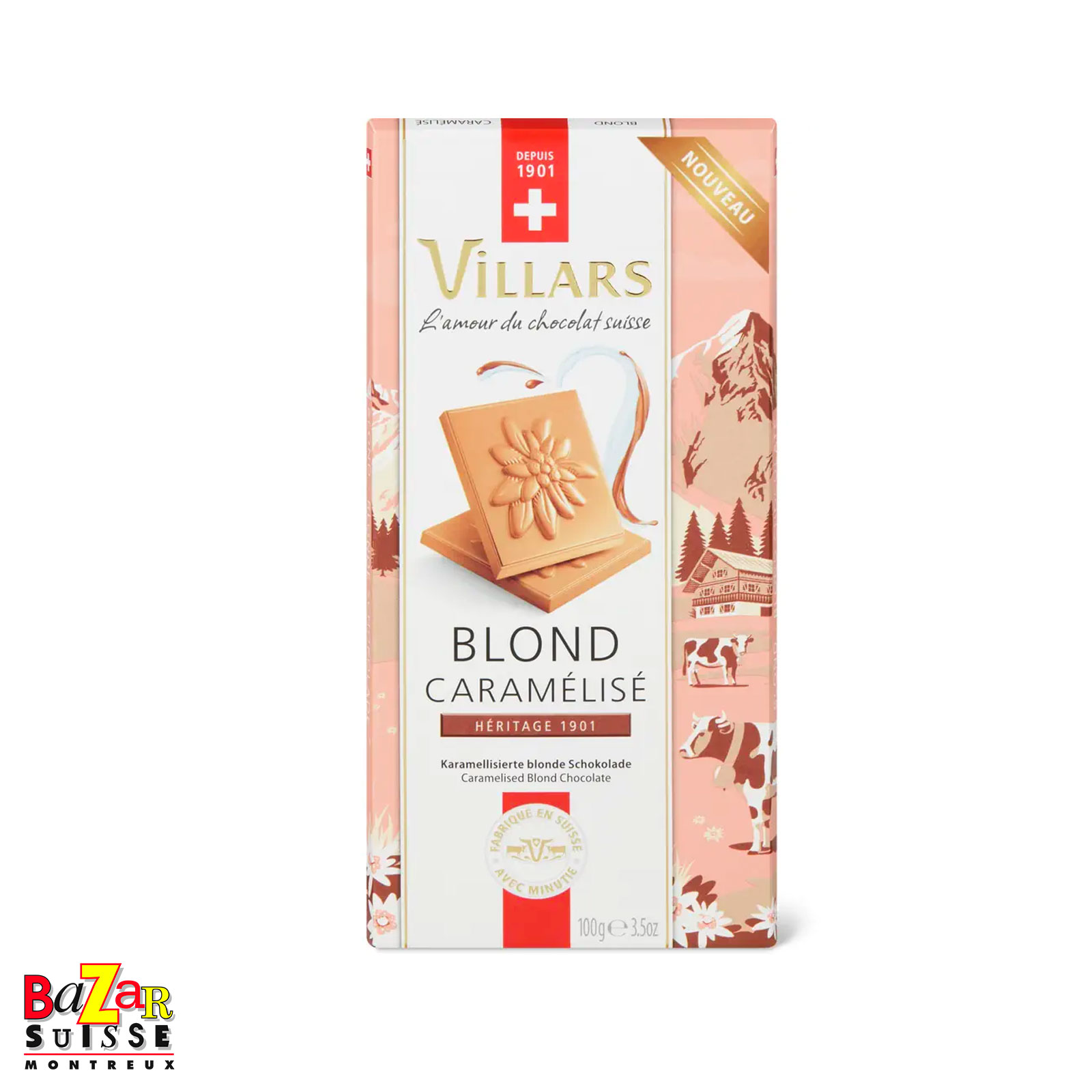 Villars Swiss Chocolate – Caramelised Blond – 100 g