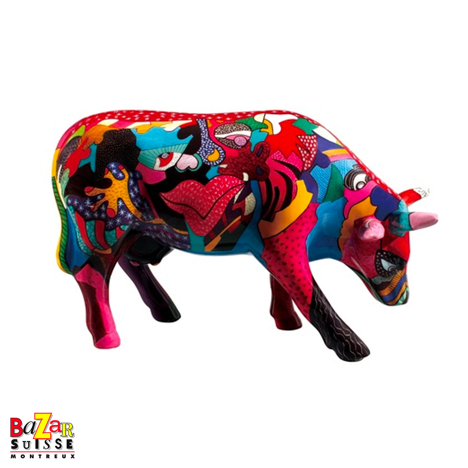 Vache Party-ing with Pi-COW-sso - CowParade - 16 x 5 x 11 cm
