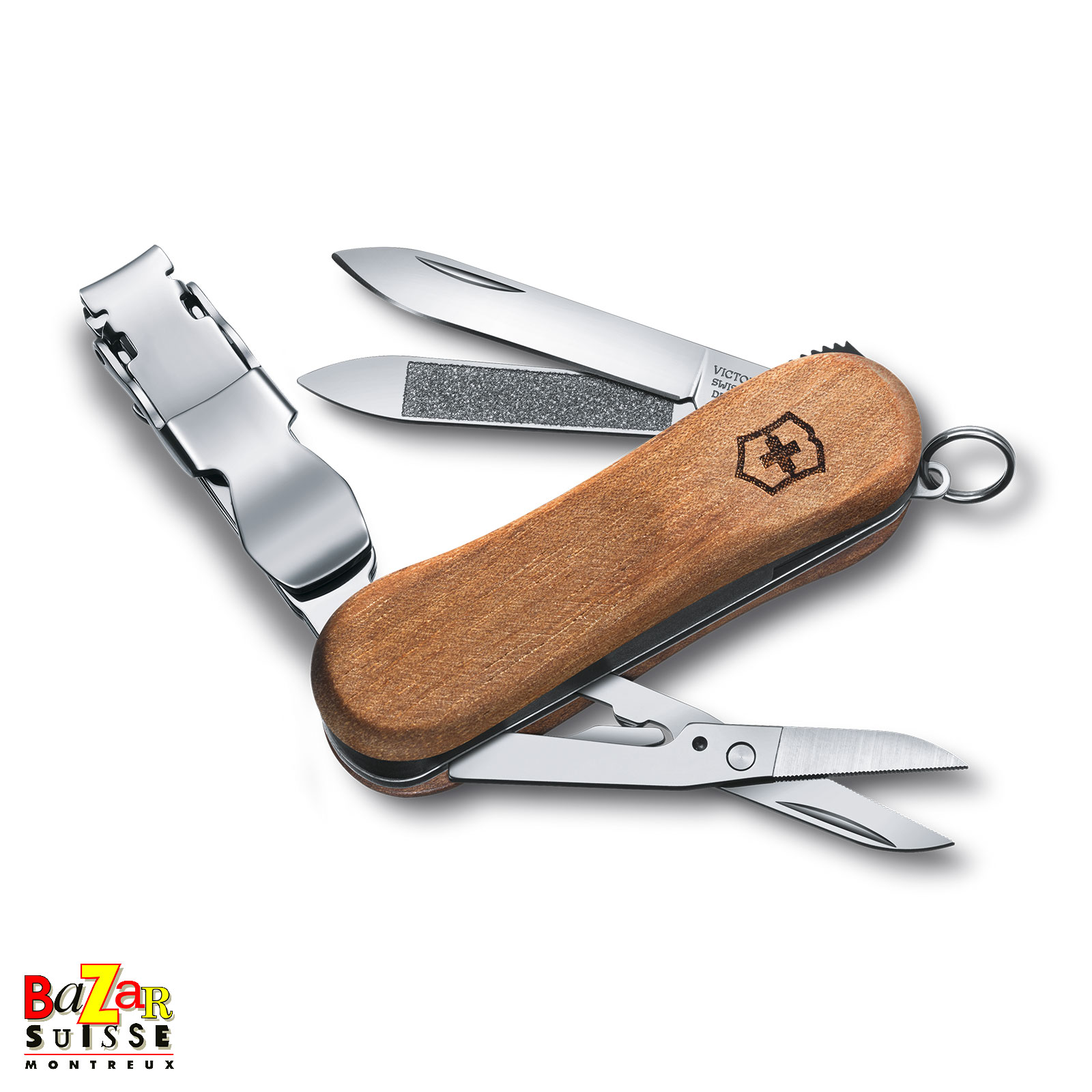 Coltellino svizzero Victorinox Nail Clip Wood 580