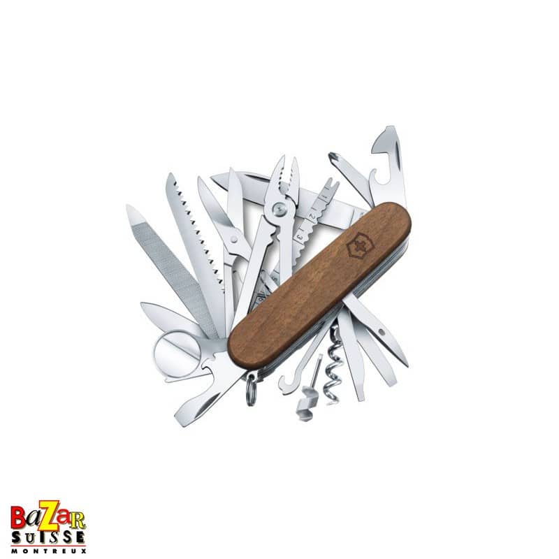 SwissChamp Wood Victorinox Swiss Army Knife