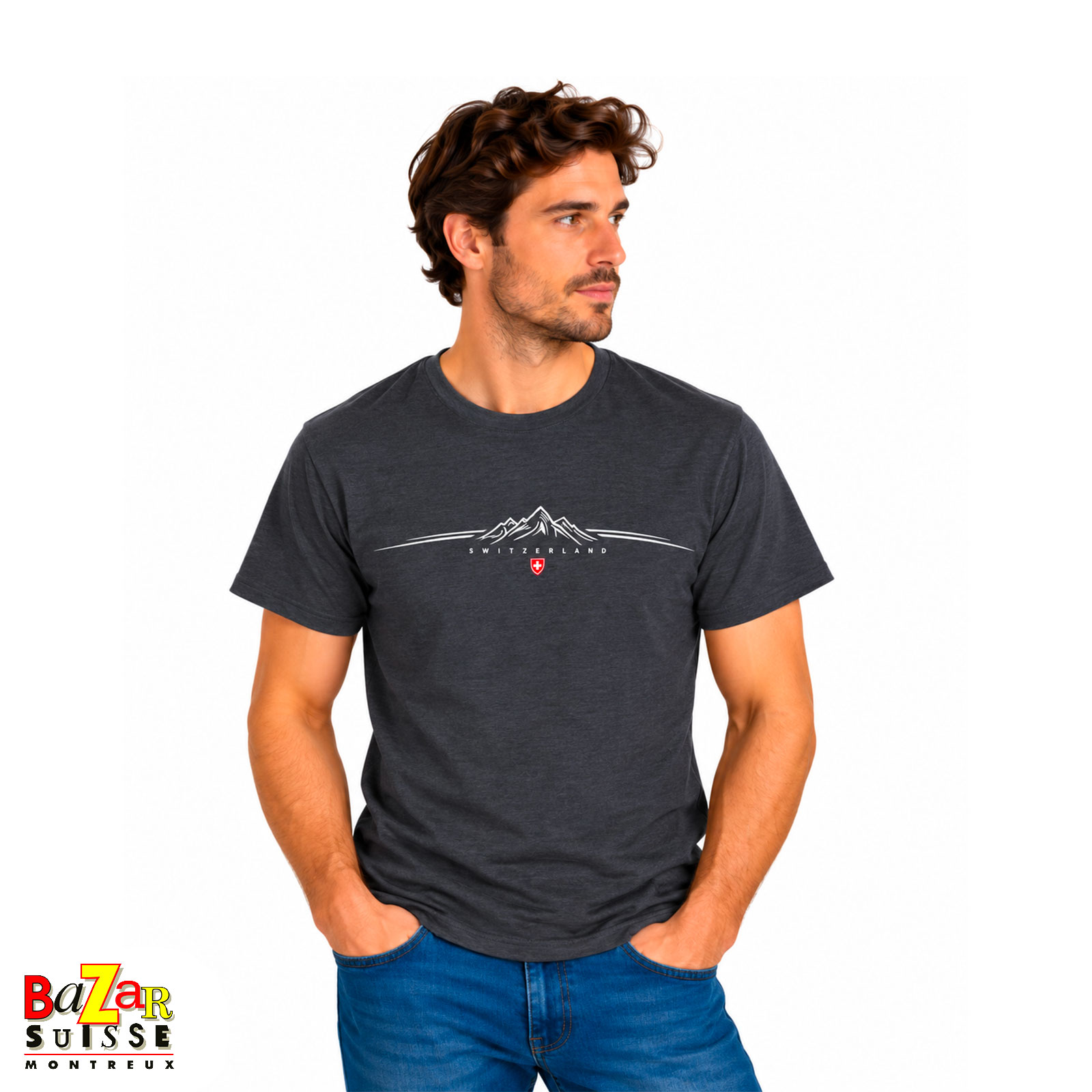 T-shirt Switzerland Mountain