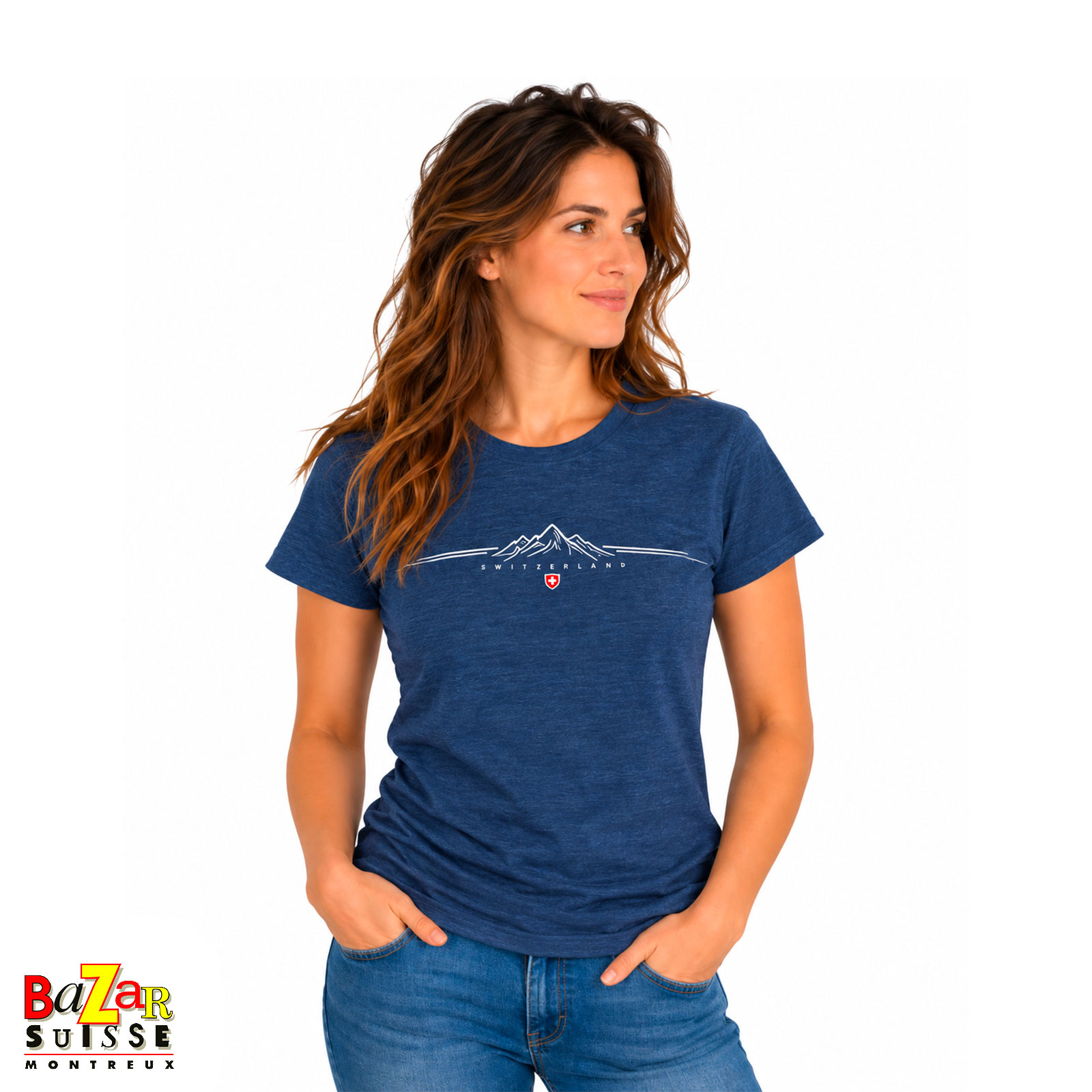Damen-T-Shirt Switzerland
