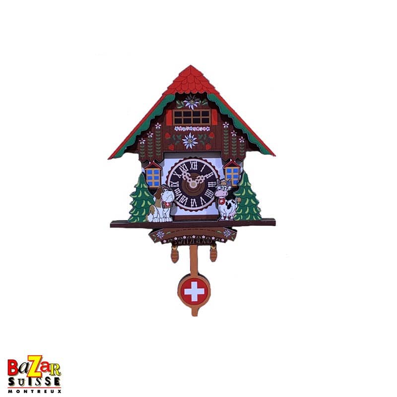 Wooden decorative fridge magnet – Swiss cuckoo clock