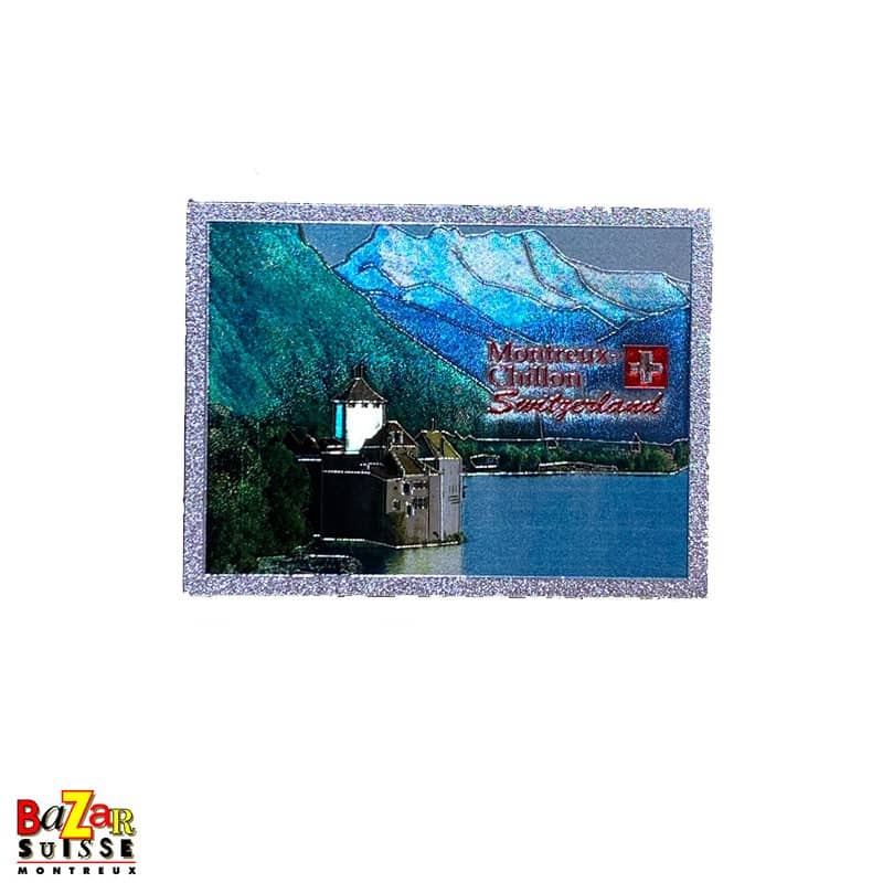 Decorative fridge magnet – Montreux/Chillon