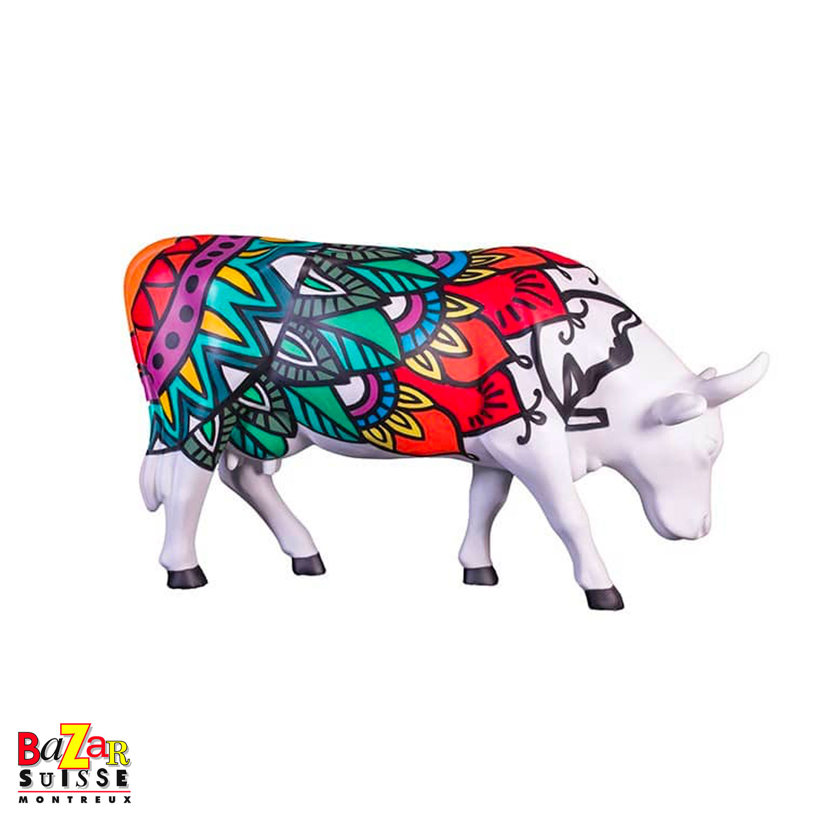 CowParade Iracema de luz cow figurine
