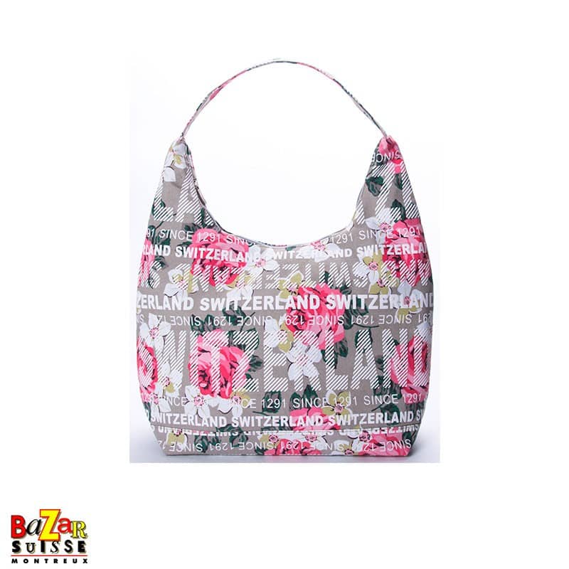 Sac porté épaule Robin Ruth – Switzerland à fleurs beiges