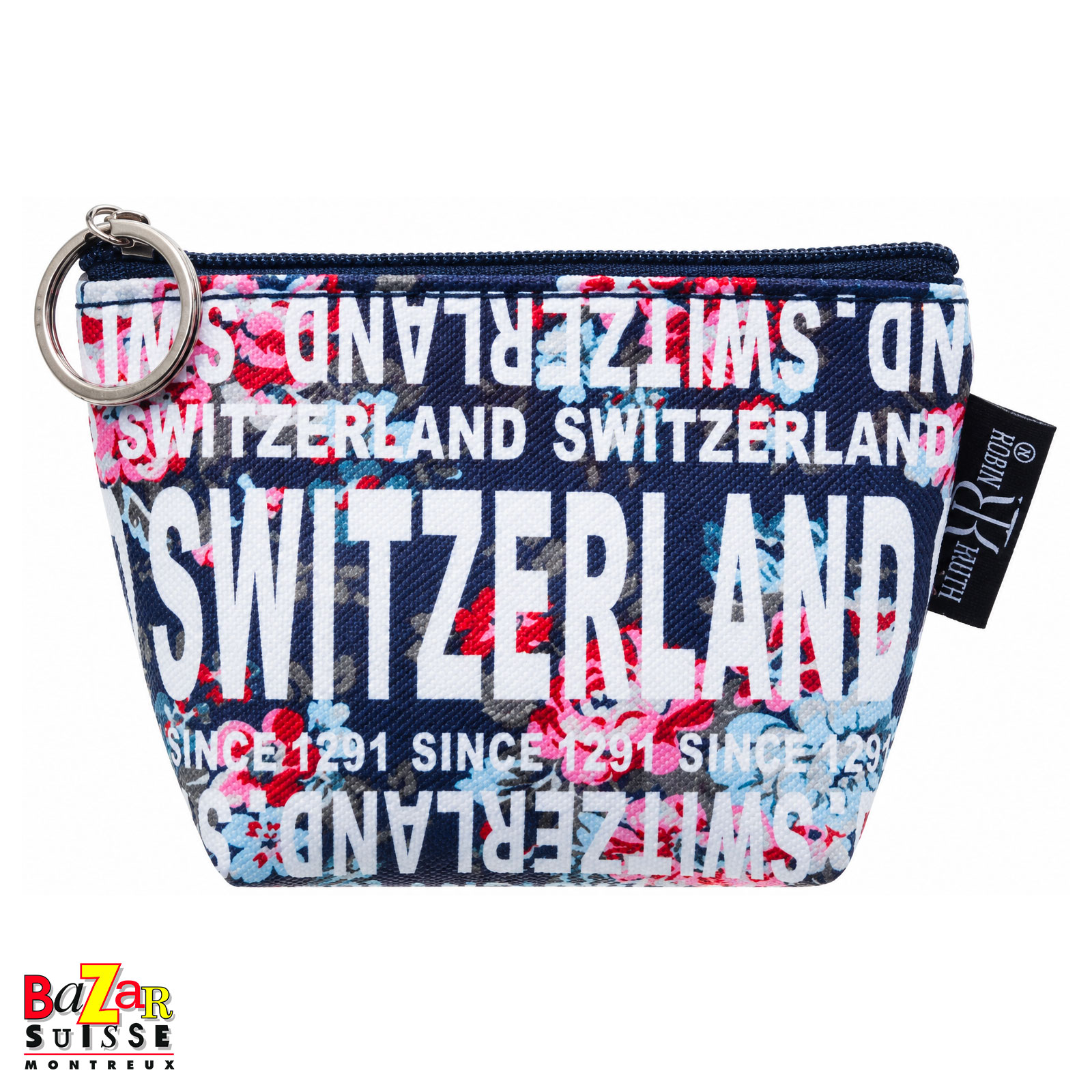 Porte-monnaie Robin Ruth - Switzerland floral bleu