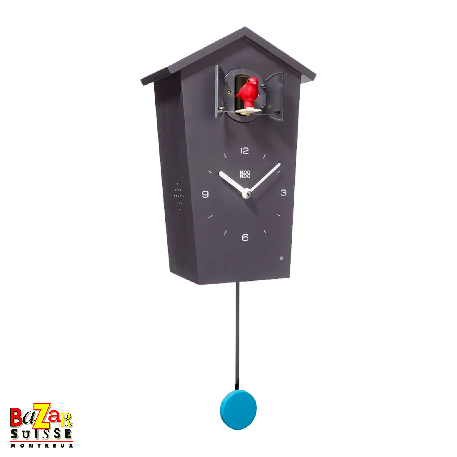 KooKoo BirdHouse cuckoo clock - black or white