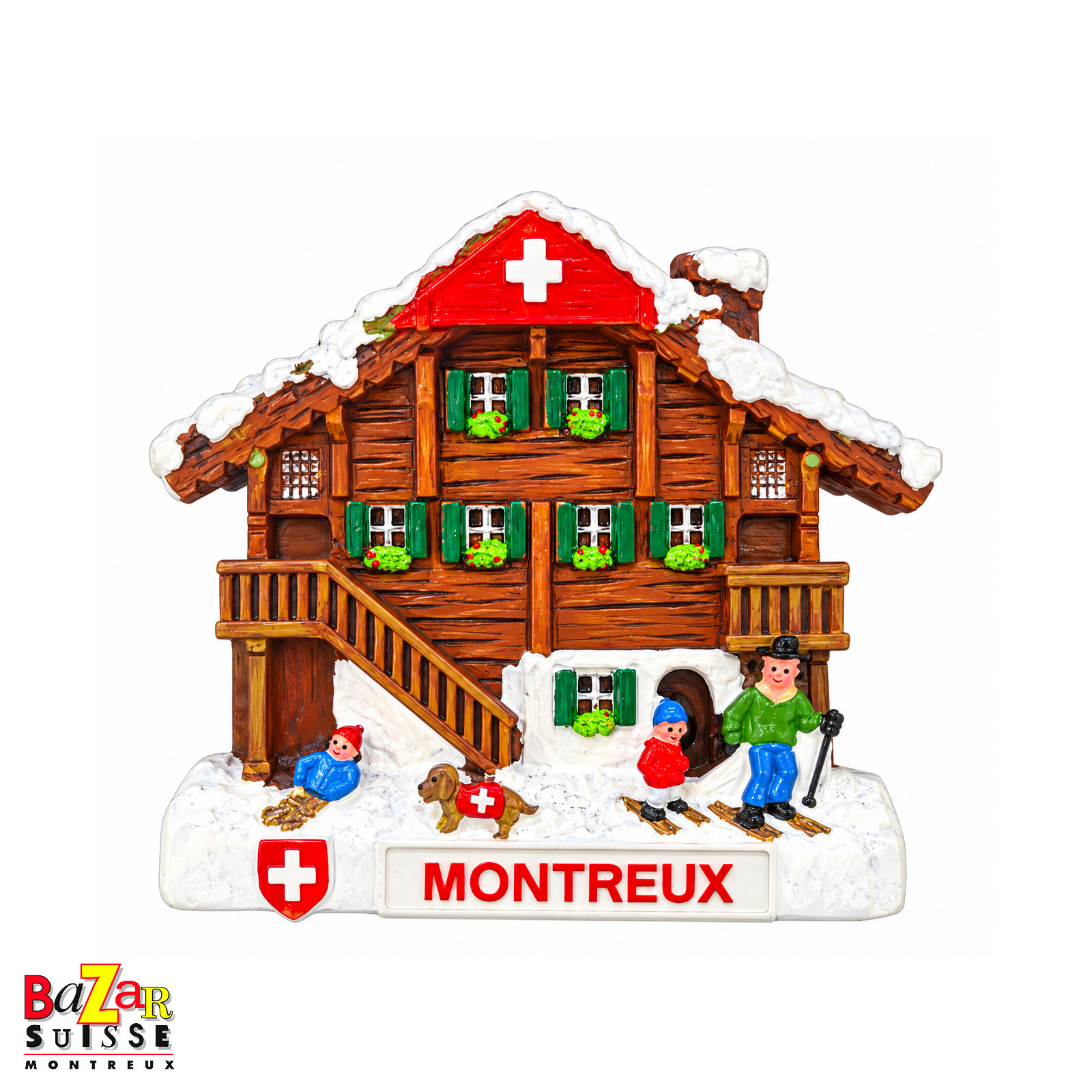 Magnete chalet in inverno - Montreux