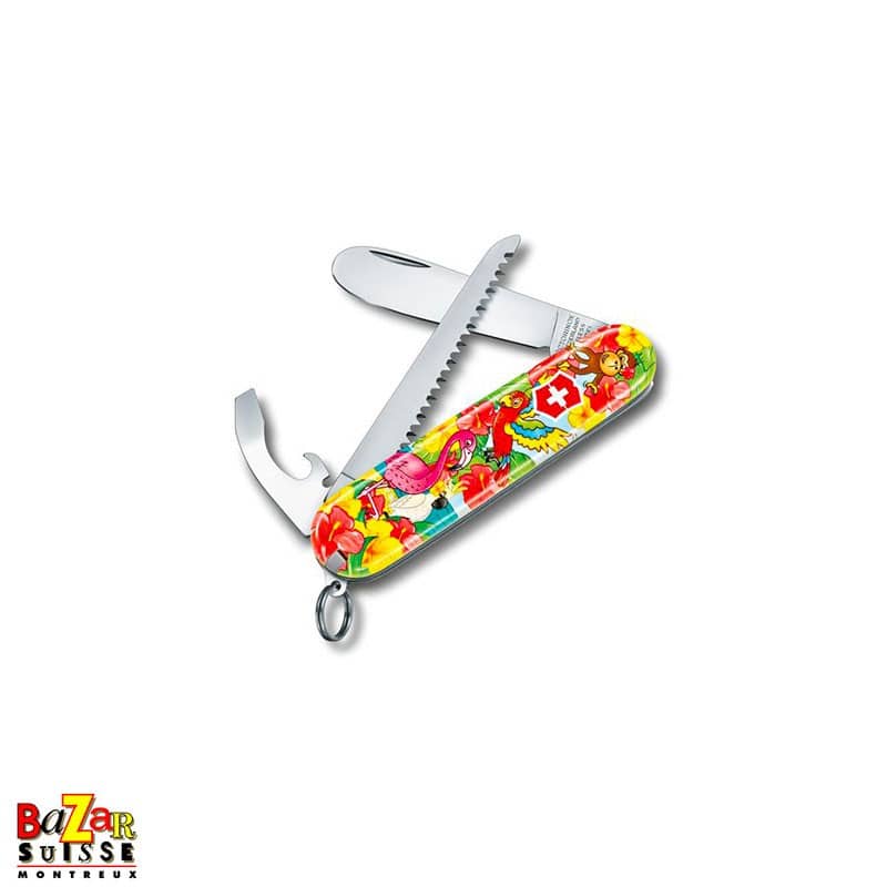 My First Victorinox Kinderset – Papagei, Victorinox Schweizer Taschenmesser
