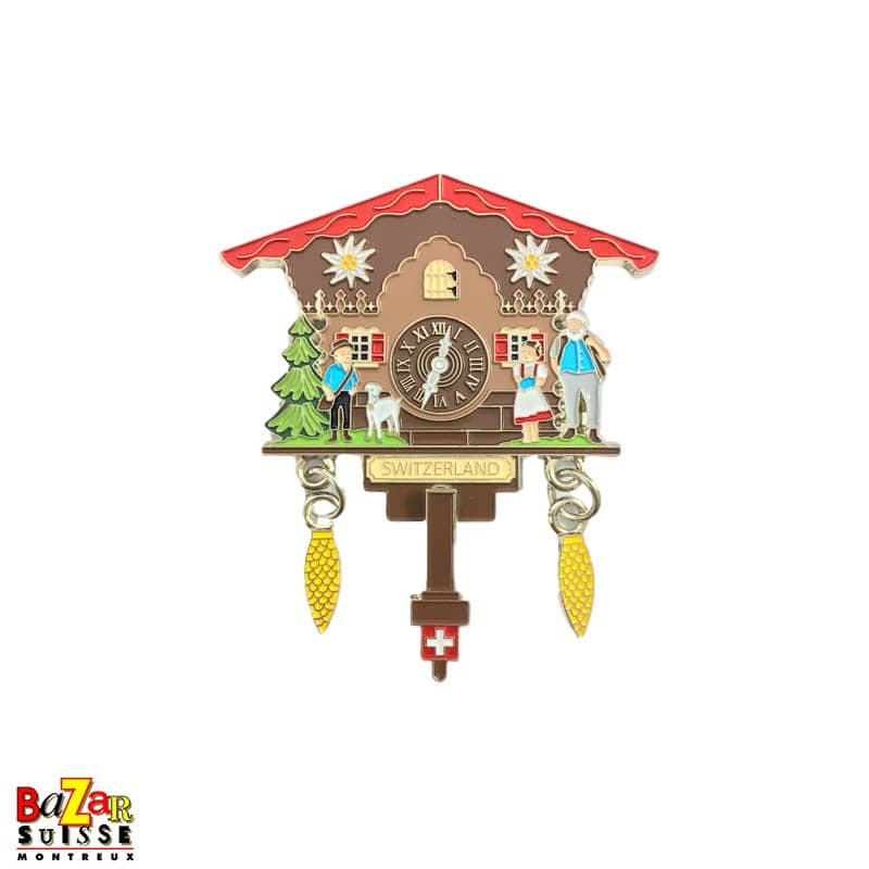 Decorative fridge magnet – Heidi and Peter cuckoo clock