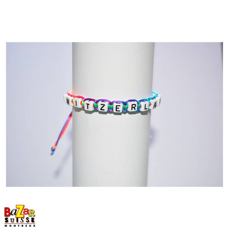 Mehrfarbiges «Switzerland»-Armband