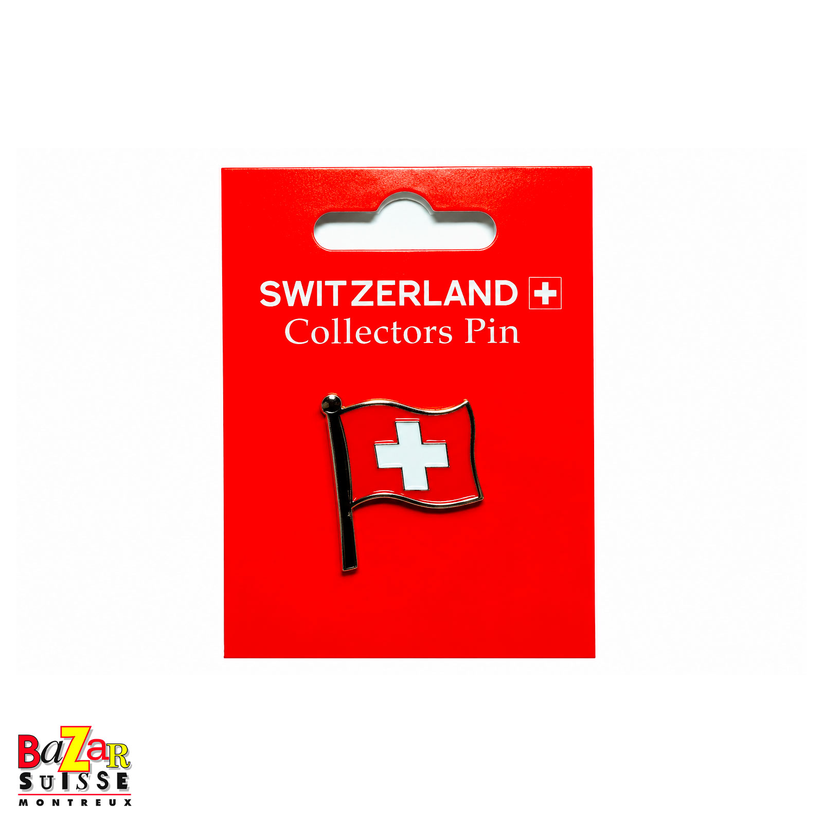 Pin’s drapeau suisse - 2,1 x 1,8 cm