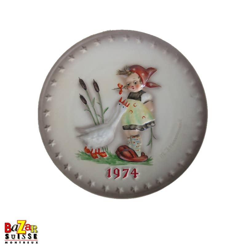 Assiette Hummel 1974
