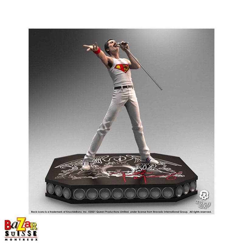 Freddie Mercury – Queen – figurine Rock Iconz de Knucklebonz