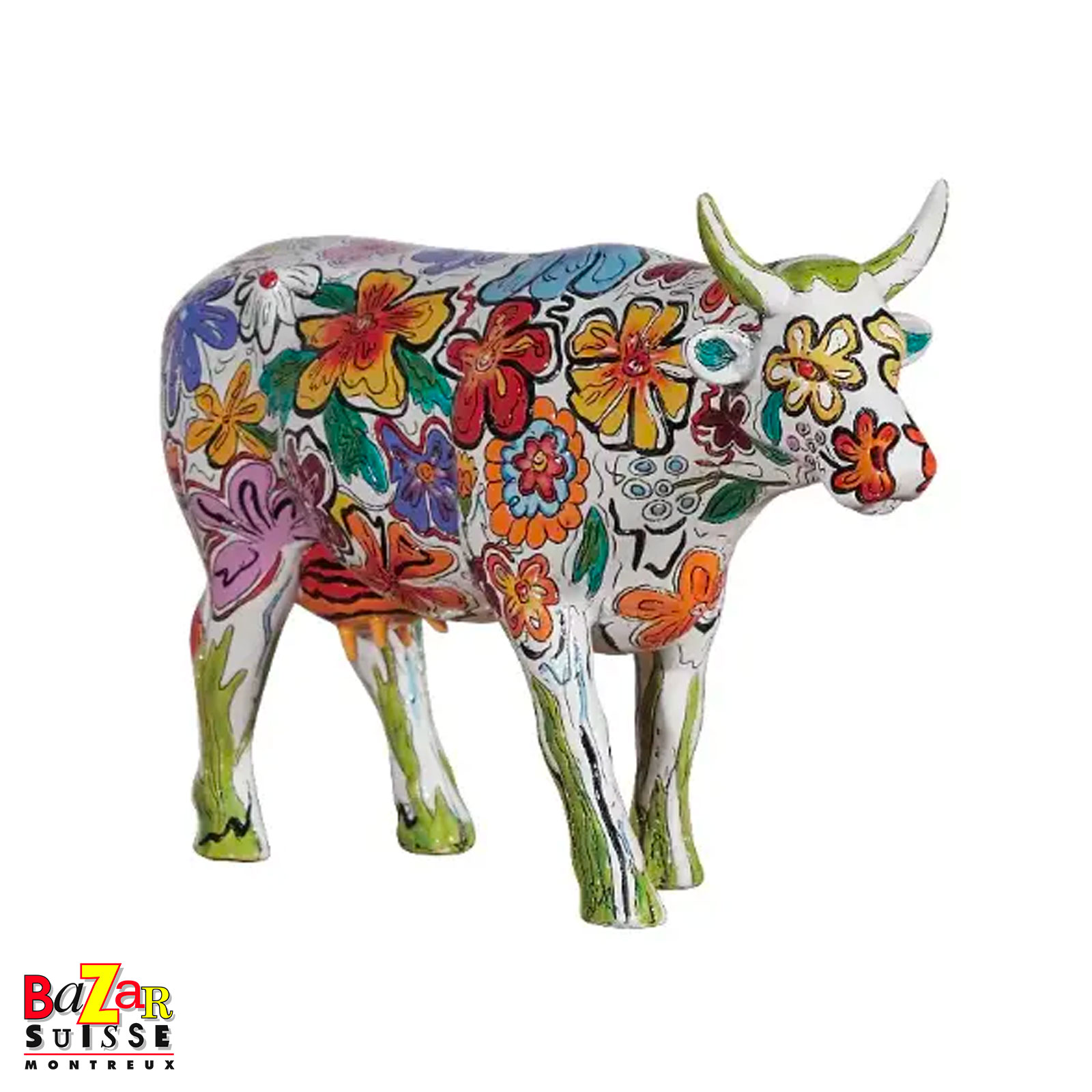 CowParade cow figurine - Vaca Floral