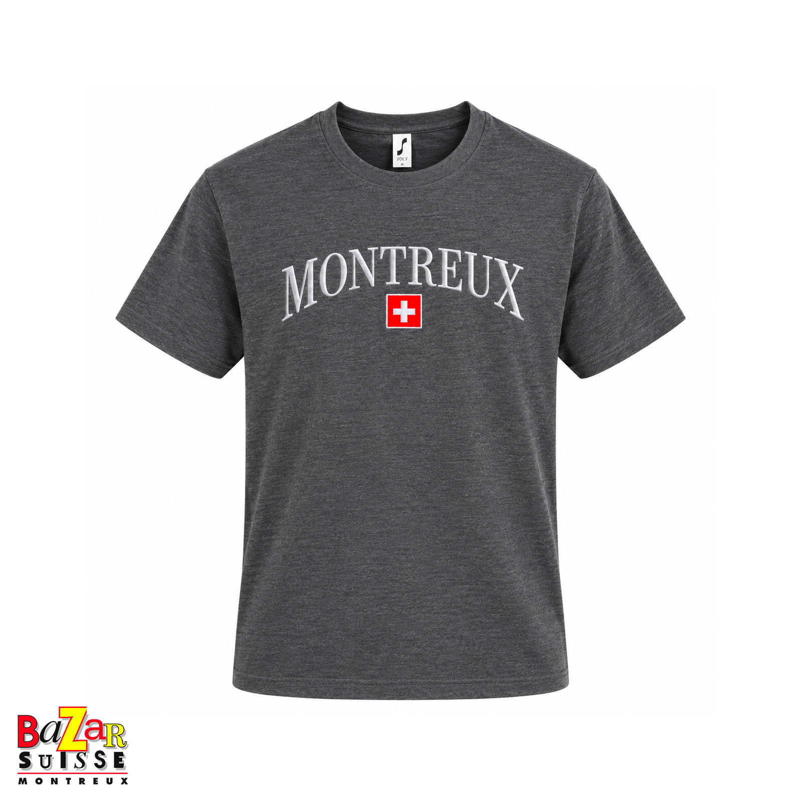 Montreux T-Shirt mit Stickerei