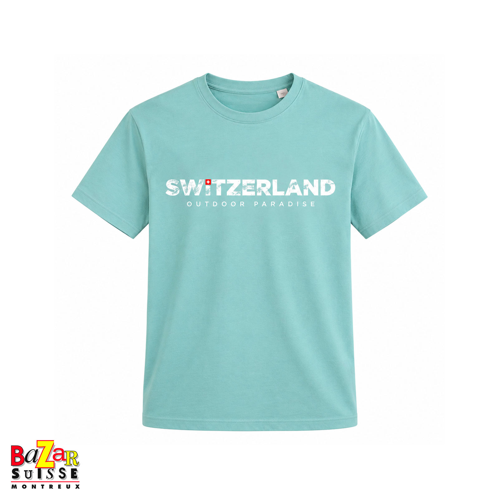 Arktisblaues Switzerland Unisex-T-Shirt
