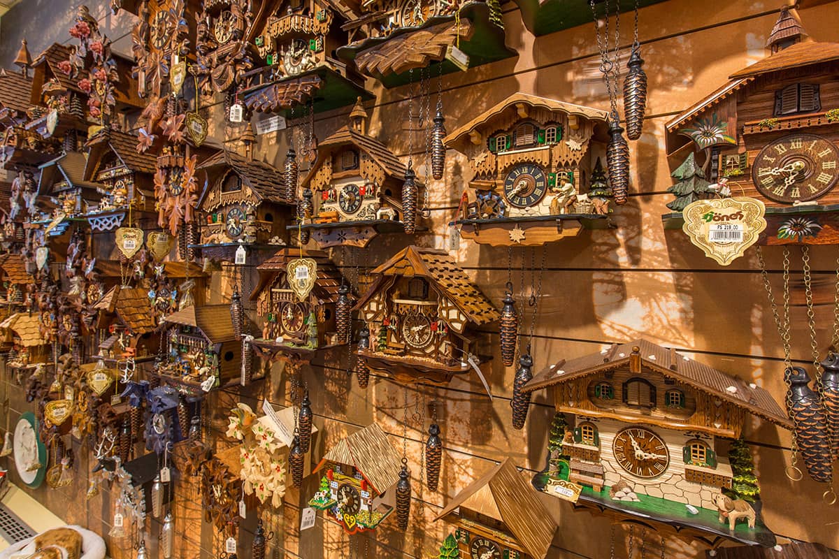 Innenansicht des Bazar Suisse in Montreux